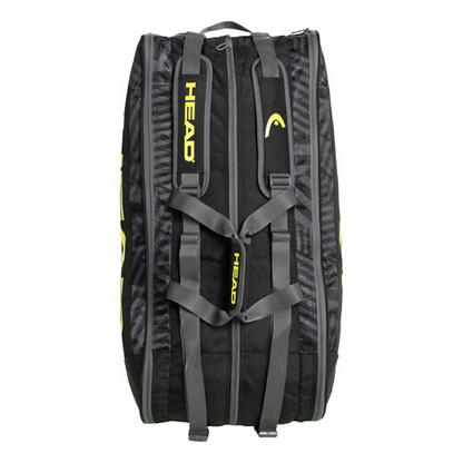 Raquetero HEAD Base Racquet Bag L Negro y Verde