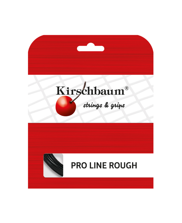 Cuerda individual de Pro Line Rough Kirschbaum – Raqueta Chapina
